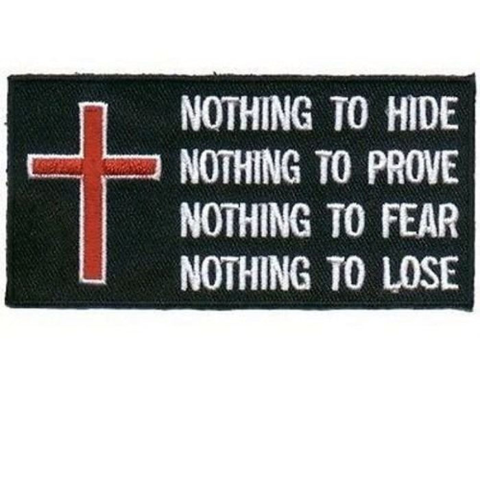 Nothing Patch (Embroidered Hook)