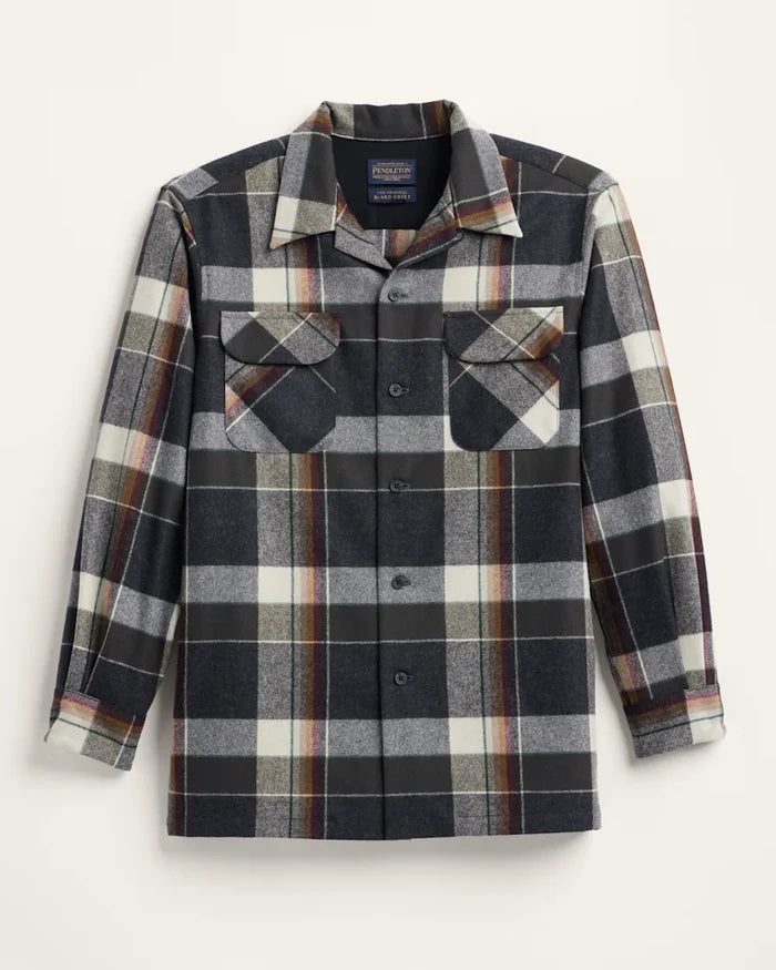 PENDLETON MEN'S BLACK MULTI PLAID BOARD SHIRT