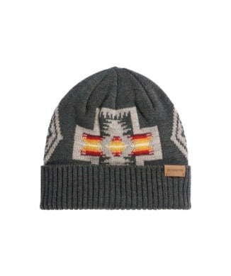 Pendleton Merino Beanie Knit Cap in Harding Olive