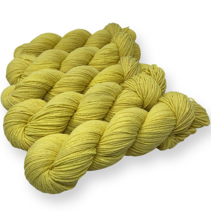 Plant Dyed Cormo DK - fresh from the garden, non-repeatable, ooak