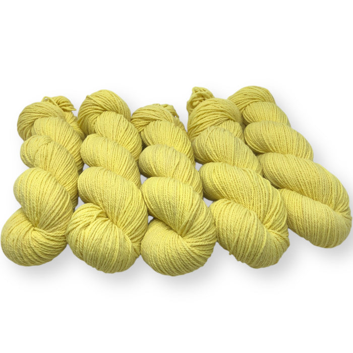 Plant Dyed Cormo DK - fresh from the garden, non-repeatable, ooak