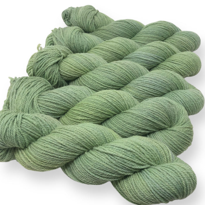 Plant Dyed Cormo DK - fresh from the garden, non-repeatable, ooak