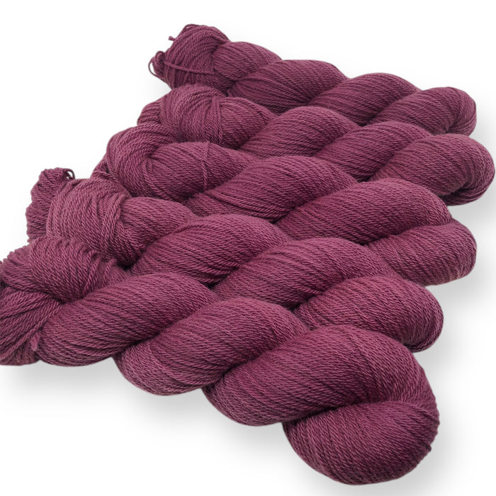 Plant Dyed Cormo DK - fresh from the garden, non-repeatable, ooak