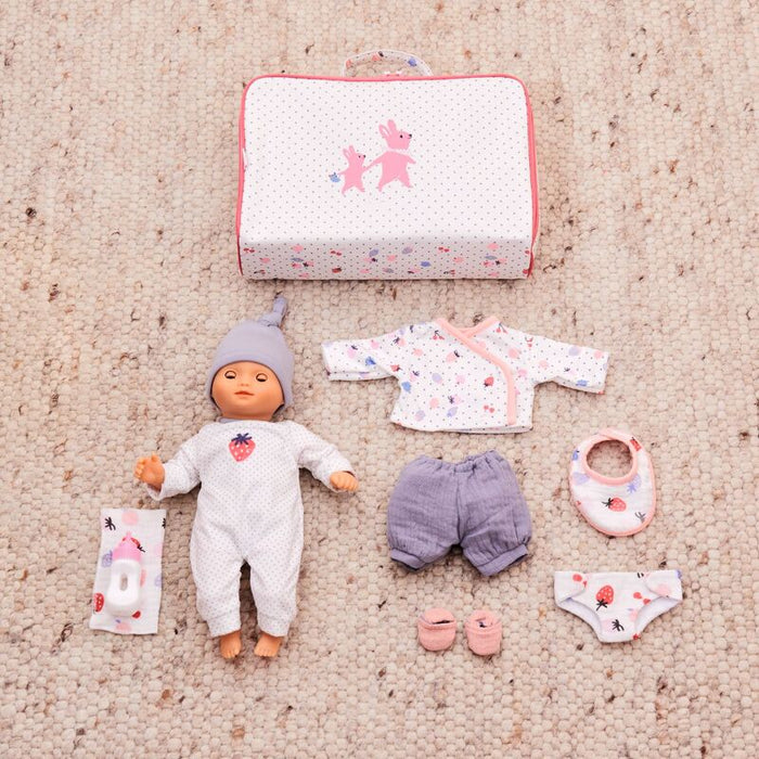 Pomea Soft Body Doll & Accessory Suitcase