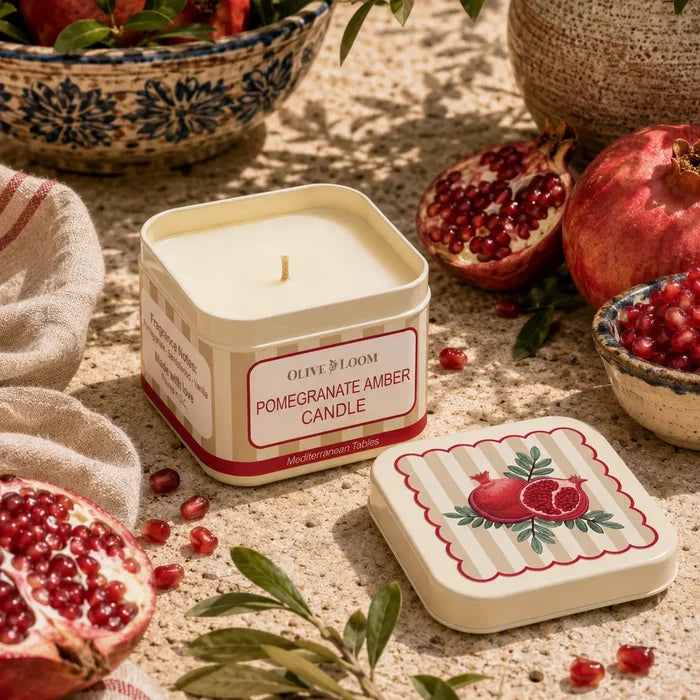 Pomegranate Amber Candle | Olive & Loom