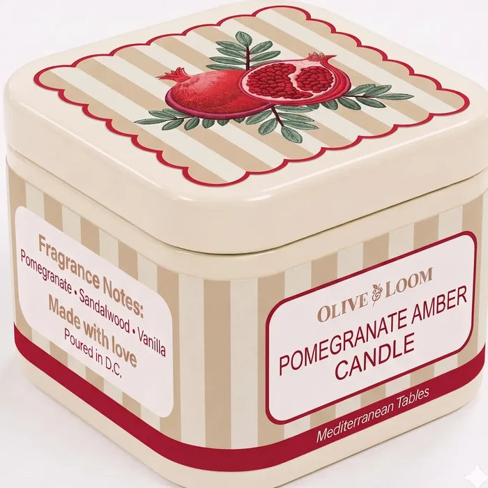 Pomegranate Amber Candle | Olive & Loom