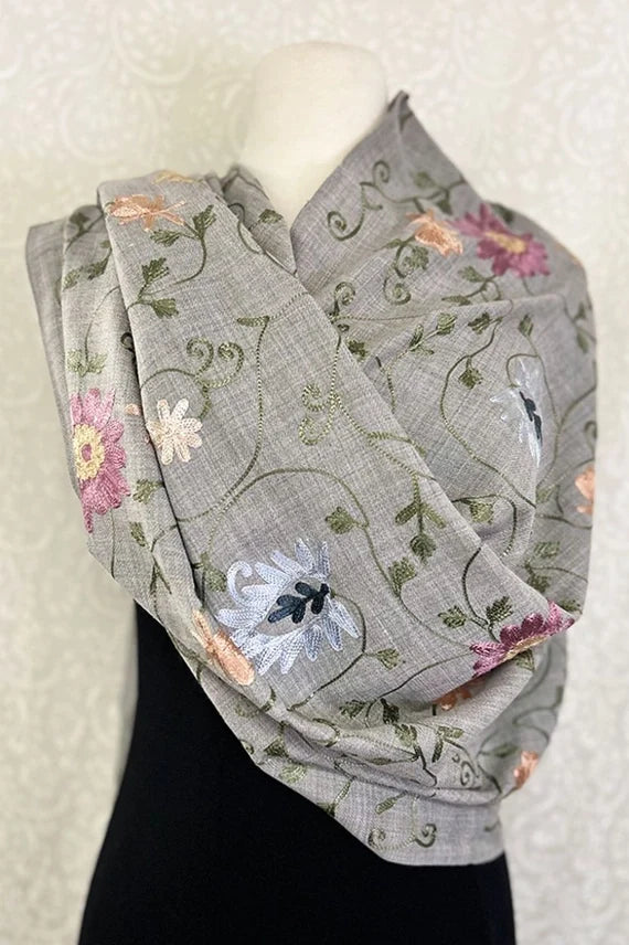 Rajika Embroidered Shawl