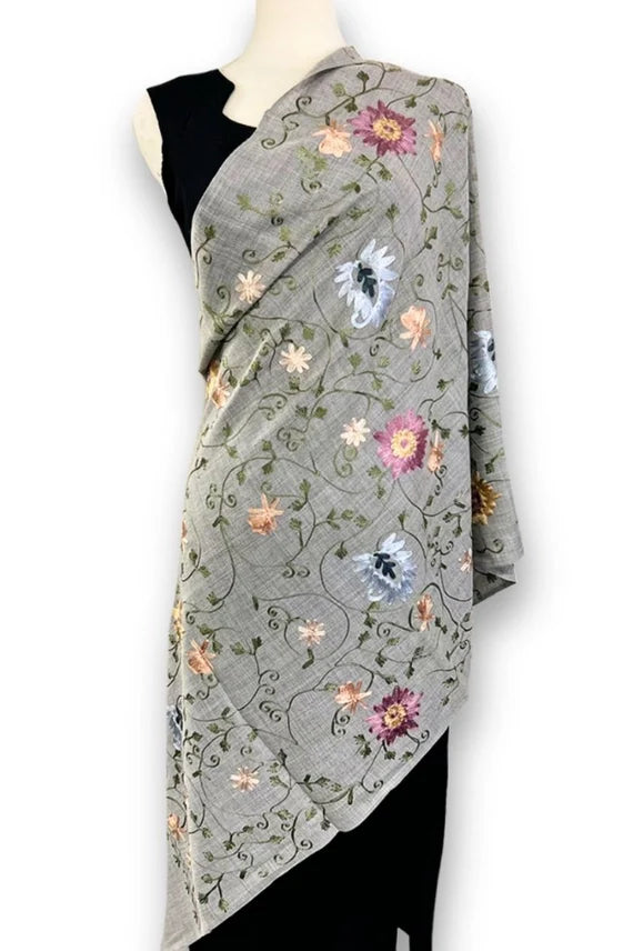 Rajika Embroidered Shawl
