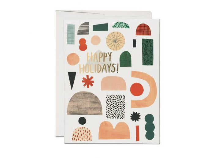 Red Cap Cards - Xmas Shapes