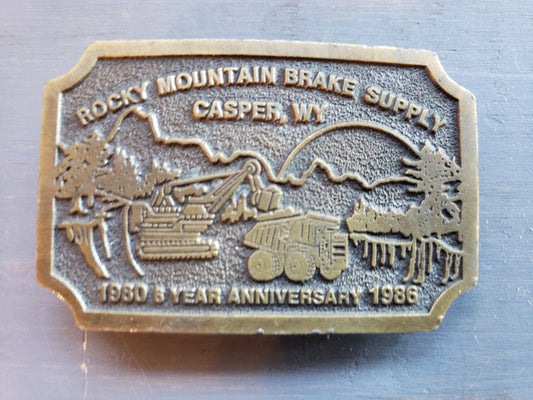 Rocky Mountain Brake Supply belt buckle