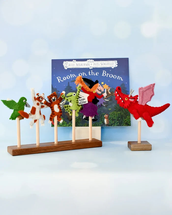 Room on the Broom Felt Finger Puppet Set