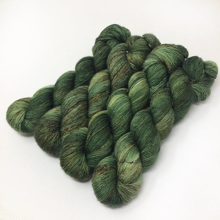 Summer Spruce and its Uses - wholesale- 70/30 merino silk single ply