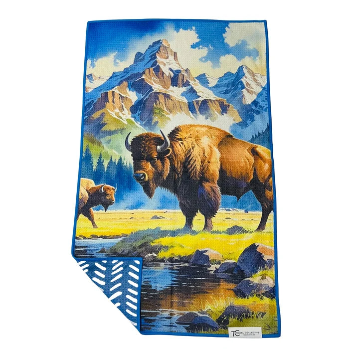 Tatonka Grand | Yellowstone Collection | Waffle Weave Microfiber Hand Towel