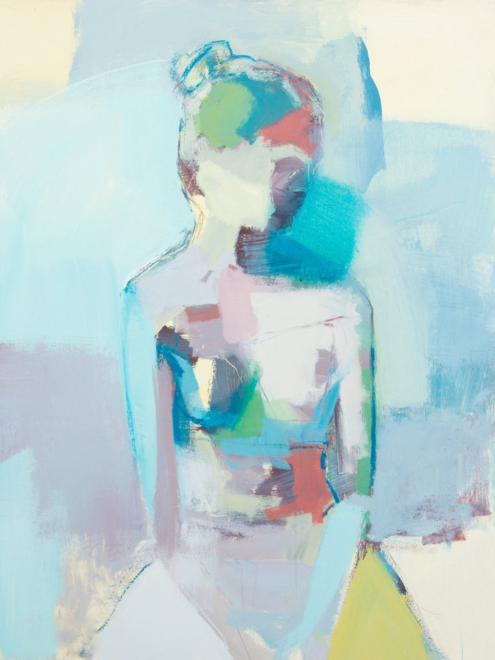 Teal Gaze painting Teil Duncan - Christenberry Collection