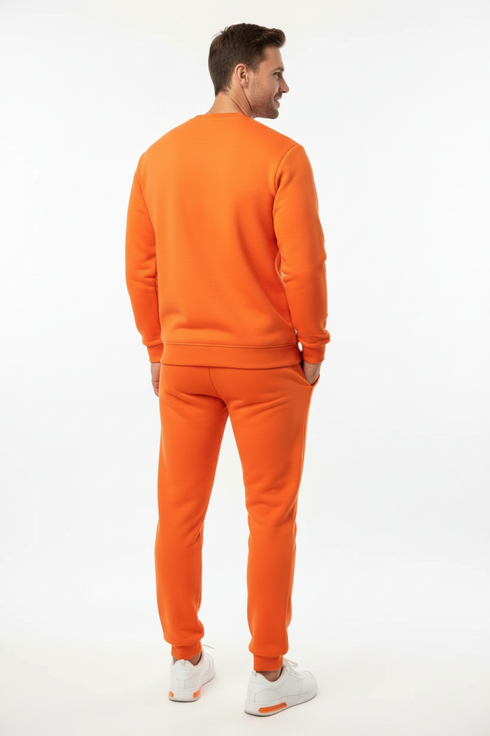 The Elegant 2-Piece: Crew Neck Sweatshirt & Drawstring Sweatpants