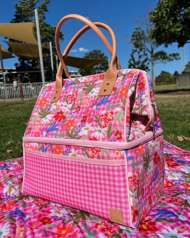 The Somewhere Co Cooler Bag - Flowerburst