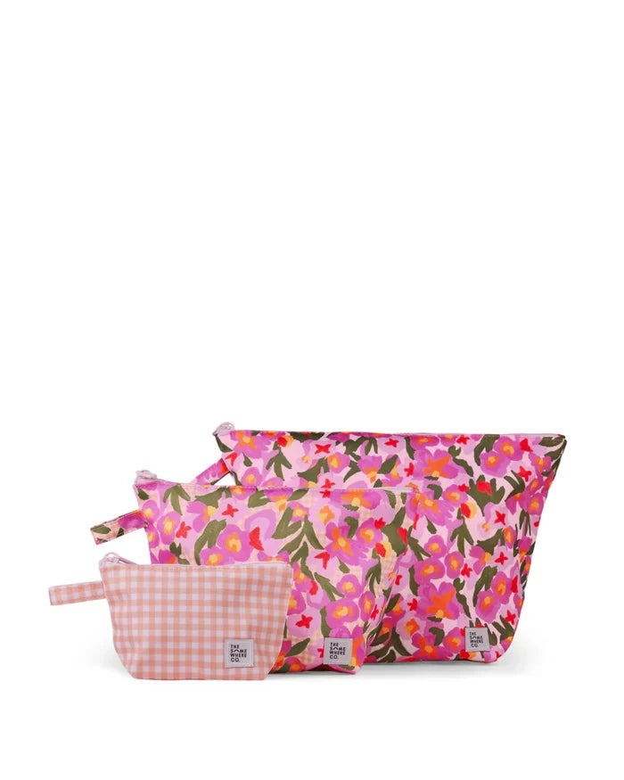 The Somewhere Co Handy Pouch Trio - Positano