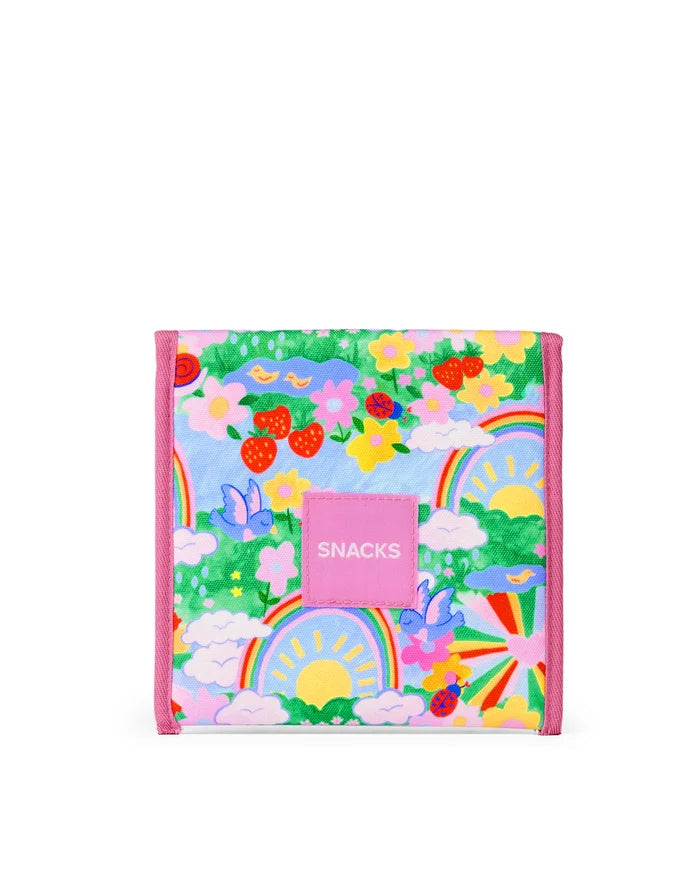 The Somewhere Co Reusable Snack Bag - Rainbow Garden