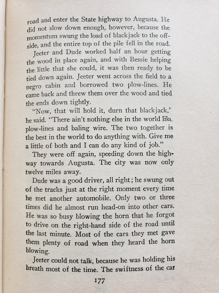 Tobacco Road by Erskine Caldwell (1932)