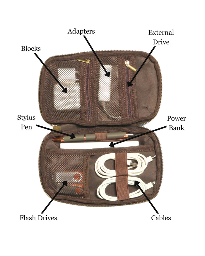 WAXED CANVAS TECH & CABLE ORGANIZER