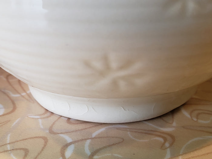 White Vintage Cream and Sugar Bowl set