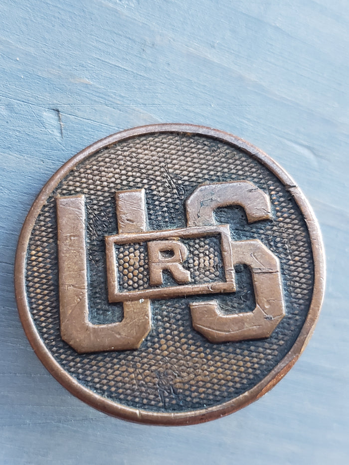 WWI US Army Reserve collar disc pin