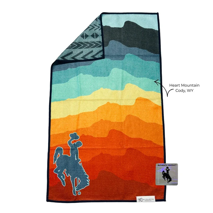 Wyoming Cowboy | Waffle Weave Microfiber Towels