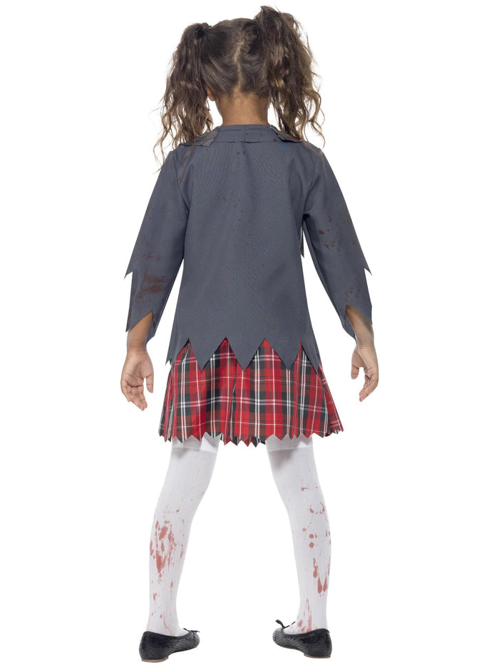 Zombie School Girl Child Costume